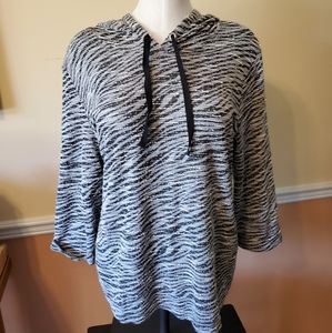 Chico's Weekends hooded top